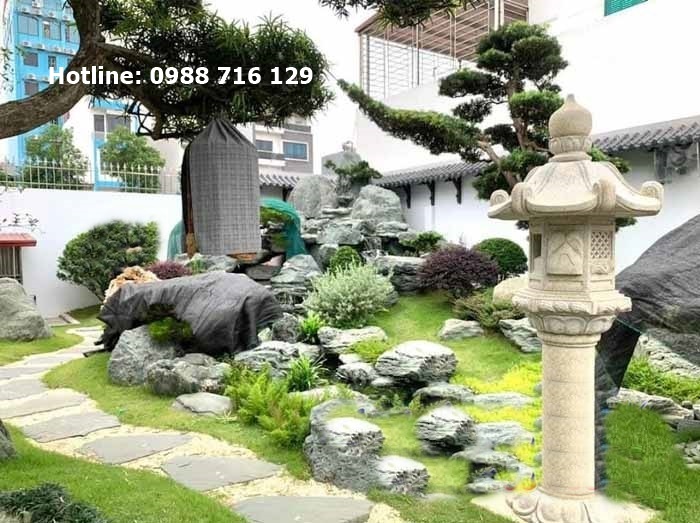 Thiết kế thi c&ocirc;ng tiểu cảnh s&acirc;n vườn tại Mai Sơn